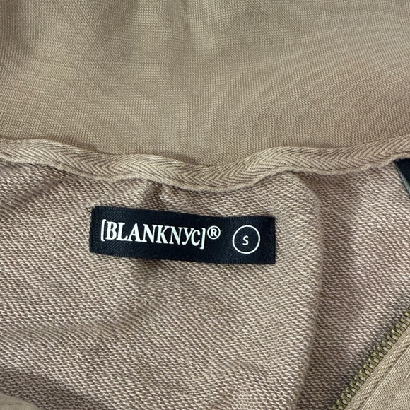 Blank NYC Tan Quarter-Zip Sweater - Picture 3 of 9
